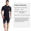 Wetsuit Shorty for Men 1.5mm Neoprene Back Zip Wetsuit Spring for Diving Surfing Snorkeling Swimming M201BG-4XL view 2