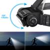 Headlamp Rechargeable, 4000 Lumen Headlamps for Adults, Super Bright LED Headlight Flashlight 6 Modes 160 Degree Adjustable Hardhat Headlamp view 3