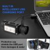 Headlamp Rechargeable, 4000 Lumen Headlamps for Adults, Super Bright LED Headlight Flashlight 6 Modes 160 Degree Adjustable Hardhat Headlamp view 4