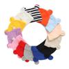 Jueshanzj 2 Pack Newborn Hospital Hat Cute Bear Ears Cotton Hat Dark Grey+Blue 0-6 Months view 2