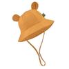 Jueshanzj Baby Bucket Hats Cotton Sun Hat Adjustable Chin Strap with Bear Ears Yellow (56-58cm) Adult Type view 2