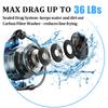 Cadence Primo Fishing Reel,Ultralight Spinning Reel with Magnesium Frame,Super Smooth and Strong Freshwater Reel with Fast Speed,36 LBs Max Drag,11+1 Ball Bearing,6.2:1 Gear Ratio view 4
