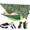 Camping Hammock Mosquito Net Rain Fly Tent Canopy Portable Outdoor Single & Double Hammock Tree Straps for Yard Hiking Camping Survival Travel view 1