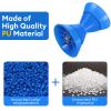JFATXTT 4" Boat Trailer Roller Bow Stop with 1/2" Shaft Bow Stop for Boat Trailers Blue Bow Roller view 3