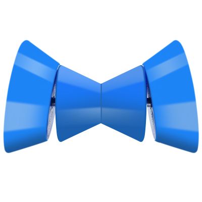JFATXTT 3" Boat Trailer Roller Bow Stop with 1/2" Shaft Bow Stop for Boat Trailers Blue Bow Roller