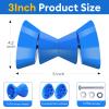 JFATXTT 3" Boat Trailer Roller Bow Stop with 1/2" Shaft Bow Stop for Boat Trailers Blue Bow Roller view 2