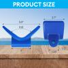 JFATXTT 3" V Boat Trailer Roller Bow Stop Installation Aperture 1/2" Bow Stop for Boat Trailers Blue Bow Roller. view 2