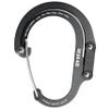 GEAR AID HEROCLIP Carabiner Clip and Hook (Large) for Camping, Backpack, Organization, and Garage, Stealth Black view 1