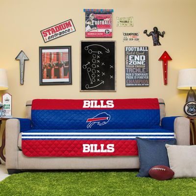 Pegasus Home Fashions Blue Buffalo Bills Sofa Protector