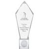 11" Personalized Golf Closest to The Pin Female Ace Golf Crystal Trophy, Real Crystal Golf Closest to The Pin Female Award, Engraving Included, Prime view 1