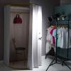 XXIOJUN Fitting Tent Room in The Mall, Simple Dressing Room with Track Privacy Partition Tent Screen Shading Cloth Stable and Durable, for Women's Clothing Store 10 Colors view 2