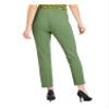Kasper Women's Pull ON Slim Ankle Pant in Stretch Crosshatch Fabric, Willow, Extra Large view 2