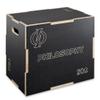 Philosophy Gym 3 in 1 Non-Slip Wood Plyo Box, 24" x 20" x 16", Black, Jump Plyometric Box for Training and Conditioning view 1
