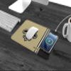 SOAR NFL Wireless Charging Mouse Pad, New Orleans Saints view 2