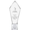 11" Personalized Golf Closest to The Pin Male Ace Golf Crystal Trophy, Real Crystal Golf Closest to The Pin Male Award, Engraving Included, Prime view 1