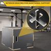 Philosophy Gym 3 in 1 Non-Slip Wood Plyo Box, 24" x 20" x 16", Gray, Jump Plyometric Box for Training and Conditioning view 4