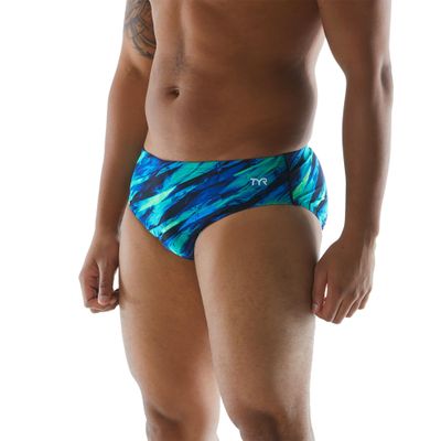 TYR Sport Men's VITRIC Racer, Blue Green, 22