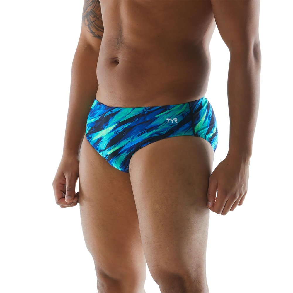 TYR Sport Men's VITRIC Racer, Blue Green, 22