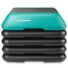 Philosophy Gym Aerobic Exercise Adjustable High Step Platform, with 4 Risers Included - Green view 2