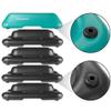Philosophy Gym Aerobic Exercise Adjustable High Step Platform, with 4 Risers Included - Green view 3