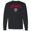 UGP Campus Apparel AL03 - New Mexico Lobos Arch Logo Long Sleeve - Large - Black view 1