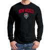 UGP Campus Apparel AL03 - New Mexico Lobos Arch Logo Long Sleeve - Large - Black view 4