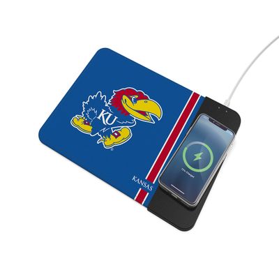 SOAR NCAA Wireless Charging Mouse Pad, Kansas Jayhawks