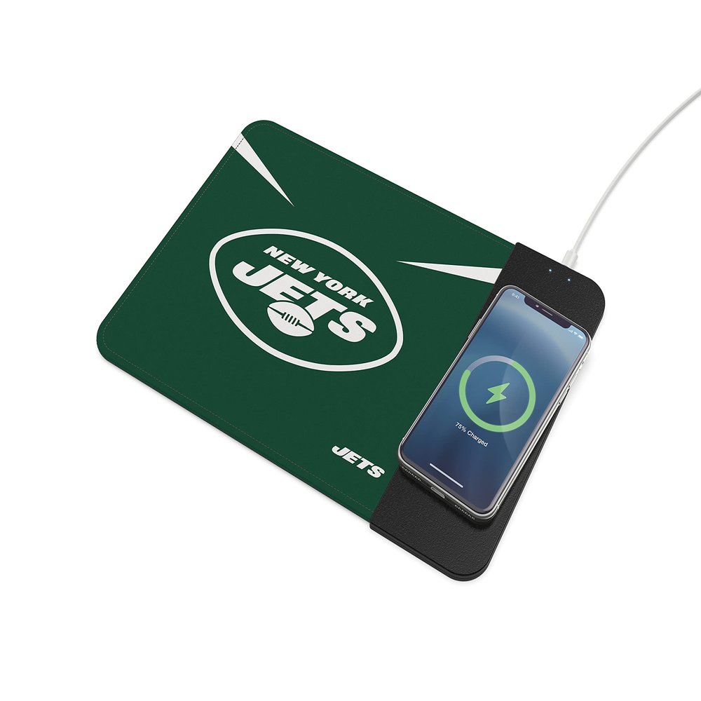 SOAR NFL Wireless Charging Mouse Pad, New York Jets