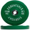 BalanceFrom Color Coded Olympic Bumper Plate Weight Plate with Steel Hub, 35LB Pair view 1