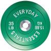 BalanceFrom Color Coded Olympic Bumper Plate Weight Plate with Steel Hub, 35LB Pair view 2