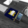 SOAR NCAA Wireless Charging Mouse Pad, Michigan Wolverines view 2