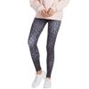 Mud Pie Ziggy Womens High-Waisted Leggings, Black Leopard,X-Small view 1