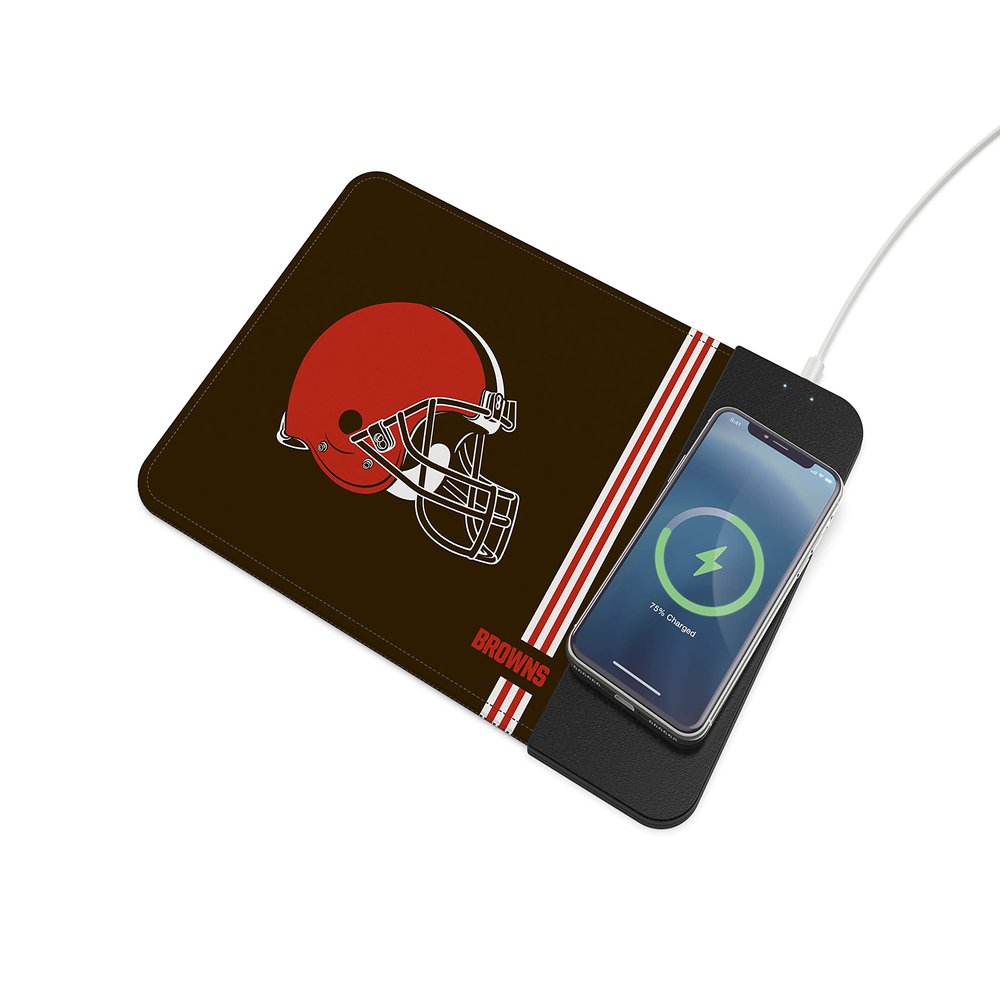 SOAR NFL Wireless Charging Mouse Pad, Cleveland Browns