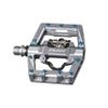 Funn Mamba S MTB Clipless Pedals, Single Sided Clip Mountain Bike Pedals, Compatible with SPD Cleats, 9/16-Inch CrMo Axle Bicycle Pedals for MTB/BMX/Gravel Cycling (Gray) view 1