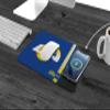 SOAR NFL Wireless Charging Mouse Pad, Los Angeles Rams view 2