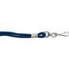 Kemp USA Rope Lanyard - Soft Nylon Lanyards for ID Badges, 19 Long, 6 Warp Thickness - With Swivel J-Hooks for Easy Attachment - Keychain & ID Badge Holder - Royal Blue view 1