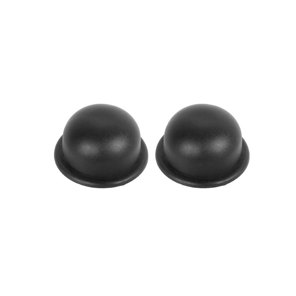 QUQUTWO 1Pair Replacement Plastic Stud Luggage Feet Pads for Luggage Bags Suitcase Stand Feet Black