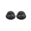 QUQUTWO 1Pair Replacement Plastic Stud Luggage Feet Pads for Luggage Bags Suitcase Stand Feet Black view 1