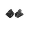 QUQUTWO 1Pair Replacement Plastic Stud Luggage Feet Pads for Luggage Bags Suitcase Stand Feet Black view 3