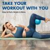 ProBody Pilates Small Exercise Ball - 9 Inch Workout Ball for Stability, Barre, Yoga, Core & Physical Therapy, Home Gym & Office Use (Teal) view 2