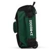 Boombah Rolling Catcher's Superpack Baseball/Softball Gear Bag - 23-1/2" x 13-1/2" x 9-1/2" - Black/Dark Green - Telescopic Handle - Holds 4 Bats - Wheeled Version view 4