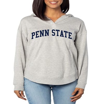 Chicka-d Women's Standard Work from Home Hoodie, Heather Grey, X-Large