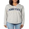 Chicka-d Women's Standard Work from Home Hoodie, Heather Grey, X-Large view 1
