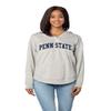 Chicka-d Women's Standard Work from Home Hoodie, Heather Grey, X-Large view 4