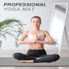 Yoga Mat with Strap, 1/3 Inch Extra Thick Yoga Mat Double-sided Non Slip, Professional TPE Yoga Mats for Women Men, Workout Mat for Yoga, Pilates and Floor Exercises view 4