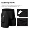 Yuerlian Mens Compression Shorts Cool Dry Sports Underwear Workout Shorts Running Tights with Pockets 1 Pack view 2