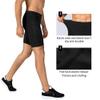 Yuerlian Mens Compression Shorts Cool Dry Sports Underwear Workout Shorts Running Tights with Pockets 1 Pack view 4