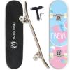 WHOME Skateboards for Adults/Kids Teens/Girl Beginner/Boy - 31"x8" Pro Standard Skateboard Complete 8-ply Alpine Maple Deck ABEC-9 Bearings with T-Tool view 1