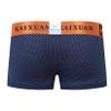 IYUNYI Men's Penis Pouch Front Removable Underpants Padded Boxer (Dark blue, x_l) view 2