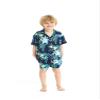 Hawaii Hangover Boy Young Adult Aloha Luau Shirt in Orchid Breeze Navy 12 Year Old view 4